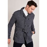 Buratti Slim Fit Cepli Pamuklu Kaşe KABAN Erkek KABAN 5841015 - Koyu Lacivert