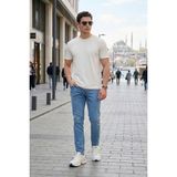 Buratti Slim Fit Düşük Bel Dar Paça Jeans Erkek Pantolon 1115C70NAPOLI - Açık Mavi - 33 / 32
