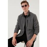 Buratti Slim Fit Fermuarlı Cepli Dik Yaka Soğuk Geçirmez Polar Hırka Erkek HIRKA 5906028
