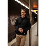 Buratti Slim Fit Kapüşonlu Kanguru Cepli İçi Tüylü Yumuşak Şardonlu Erkek Sweat 5905281 SİYAH