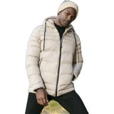 Buratti Slim Fit Kapüşonlu Şişme Mont, Erkek, Haki, 2XL