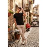 Buratti Slim Fit Normal Bel Boru Paça Denim Pantolon Erkek KOT PANTOLON 5545C82MILANO BEJ