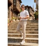 Buratti Slim Fit Normal Bel Daralan Paça Erkek Pantolon 6841483 BEJ