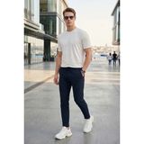 Buratti Slim Fit Normal Bel Daralan Paça Pantolon Erkek Pantolon 6841483 - Lacivert - 33