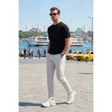 Buratti Slim Fit Normal Bel Daralan Paça Pantolon Erkek Pantolon 6841483 - Taş - 32