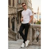Buratti Slim Fit Normal Bel Daralan Paça Pantolon Erkek Pantolon 6843660 - Siyah - 30