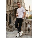 Buratti Slim Fit Normal Bel Daralan Paça Pantolon Erkek Pantolon 6843660 - Siyah
