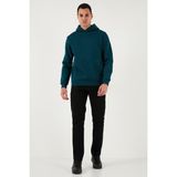Buratti Streç Pamuklu Comfort Fit Yüksek Bel Boru Paça Jeans Erkek Kot Pantolon 4412C01TEXAS - Siyah - 32 - 32