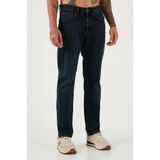 Buratti Streç Pamuklu Comfort Fit Yüksek Bel Boru Paça Jeans Erkek KOT PANTOLON 4412C25TEXAS