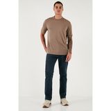 Buratti Streç Pamuklu Comfort Fit Yüksek Bel Boru Paça Jeans Erkek Kot Pantolon 4412C26TEXAS - Mavi - 32 - 32