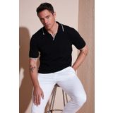 Buratti Streç Pamuklu Regular Fit Şerit Detaylı Polo Yaka T Shirt Erkek POLO YAKA T SHİRT 5902768