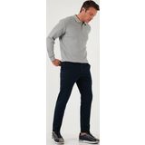 Buratti Streç Pamuklu Slim Fit Normal Bel Boru Paça Erkek Pantolon 674003 LACİVERT