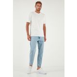 Buratti Streç Pamuklu Slim Fit Normal Bel Boru Paça Jeans Erkek KOT PANTOLON 5900S601MILANO
