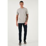 Buratti Streç Pamuklu Slim Fit Normal Bel Dar Paça Jeans Erkek Kot Pantolon 1115C24NAPOLI - Lacivert - 31 - 30