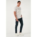 Buratti Streç Pamuklu Slim Fit Normal Bel Dar Paça Jeans Erkek Kot Pantolon 1124C46NAPOLI - Mavi - 31 - 30