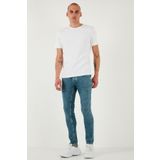 Buratti Streç Pamuklu Slim Fit Normal Bel Dar Paça Jeans Erkek KOT PANTOLON 1124S52NAPOLI