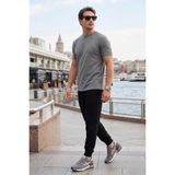 Buratti Streç Pamuklu Slim Fit Sıfır Yaka T Shirt Erkek T Shirt 5902639 - Açık Haki - 2XL