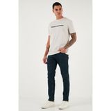 Buratti Streç Pamuklu Slim Fit Yüksek Bel Dar Paça Jeans Erkek Kot Pantolon 3300C46TOKYO - Mavi - 32 - 32