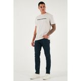 Buratti Streç Pamuklu Slim Fit Yüksek Bel Dar Paça Jeans Erkek Kot Pantolon 3300C46TOKYO - Mavi - 32 - 32