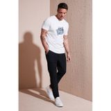 Buratti Streç Regular Fit Normal Bel Düz Paça Jogger Erkek Pantolon Cf25617801 Siyah
