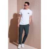 Buratti Streç Regular Fit Normal Bel Düz Paça Jogger Erkek Pantolon CF25617801 YEŞİL