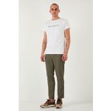 Buratti Streç Regular Fit Normal Bel Düz Paça Jogger Erkek Pantolon CF25617953 HAKİ