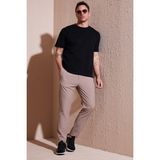 Buratti Streç Regular Fit Normal Bel Düz Paça Jogger Pantolon Erkek Pantolon CF25617801 - Bej - XL