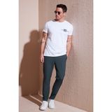 Buratti Streç Regular Fit Normal Bel Düz Paça Jogger Pantolon Erkek PANTOLON CF25617801 - Yeşil