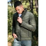 Buratti Su Itici Slim Fit Cepli Dik Yaka Şişme Mont Erkek Mont 649010 - Haki