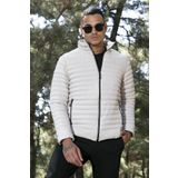 Buratti Su İtici Slim Fit Cepli Dik Yaka Şişme Mont Erkek MONT 649010