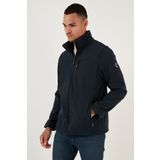 Buratti Su Itici Slim Fit Dik Yaka Softshell Ince Mont Erkek Mont 649003
