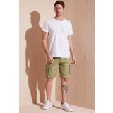 Buratti Yazı Baskılı Bisiklet Yaka % 100 Pamuk Slim Fit Basic T Shirt Erkek T Shirt 541tactıcal