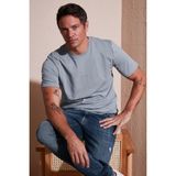 Buratti Yazı Detaylı Pamuklu Regular Fit Bisiklet Yaka T Shirt Erkek T Shirt 59020203 - Açık Gri