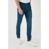 Buratti Yüksek Bel Slim Fit Jeans Erkek Kot Pantolon 6440305 - Lacivert