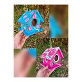 buraxe 2 li ,el yapımı dış mekan dekor ürünleri, 16×16×16cm lik kuş yuvası