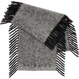 Burberry Alpaca Happy Siyah Kadın Yün Atkı - Standart