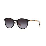 Burberry BE-0BE4380D-38538G-51 Classic Reloaded Güneş Gözlüğü, Siyah, Kadın