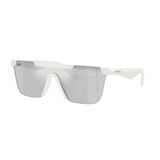 Burberry BE-0BE4480D-417269-41 Embossed Check Güneş Gözlüğü, Beyaz, Unisex