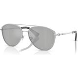 Burberry Be 3157 10058V 59 Unisex Güneş Gözlüğü - Gümüş