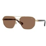 Burberry BE3166 Erkek Güneş Gözlüğü, Kahverengi, 60 mm