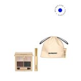 Burberry Beyond Volume Mascara 01 Intense Black + Eye Quad 04 Midnight Far Paleti + Primer + Kese Makyaj Seti - Krem