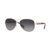 Burberry BU 3080 1300T3 .59 Metal Gri Kadın Güneş Gözlüğü