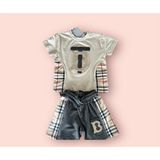 Burberry Çocuk Takım - Kahverengi - 5