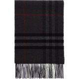 Burberry Double Ekd Gri Kaşmir Kadın Atkı - Standart