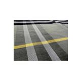 Burberry Ekose Desen %80 Yün , %20 Ipek,Yeşil Siyah Kareli Şal 68x246 Cm