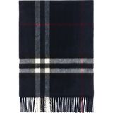 Burberry Giant Lacivert Kaşmir Kadın Atkı - Standart