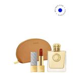 Burberry Goddess Eau De Parfum 100 Ml Parfüm + Kisses Berry Red 120 Festive + Çanta Kadın Parfüm Seti - Altın
