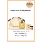 BURBERRY Goddess EDP Intense Kadın Parfüm + Goddess Kadın Sample Set + Büzgülü Bez Çanta Hediyeli Set