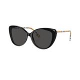 BURBERRY Güneş Gözlüğü BE 4407 385387 Siyah Koyu Gri, Siyah/Gri