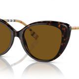 BURBERRY Güneş Gözlüğü BE 4407 385483 Koyu Havana Kahverengi Polar, Koyu Havana Kahverengi Polar, 54/17/140